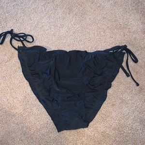 Black Shein bathing suit bottoms. Never worn, hygiene strip is still included.